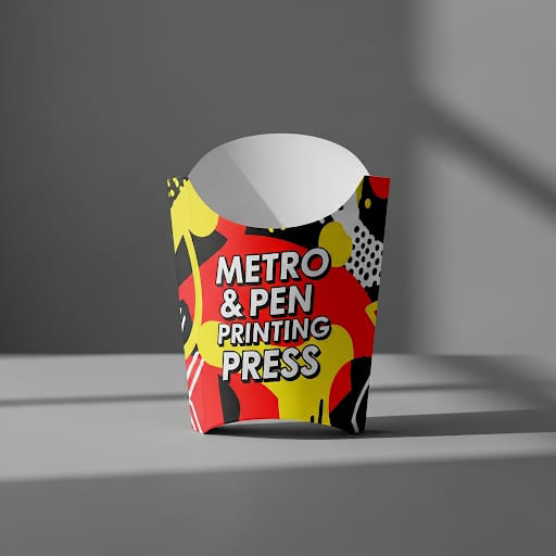Custom French fries pouch for fast food UAE